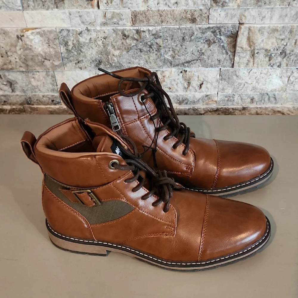 Steve Madden  M-Tittan Men's Brown  Boots Brand New No Tag
